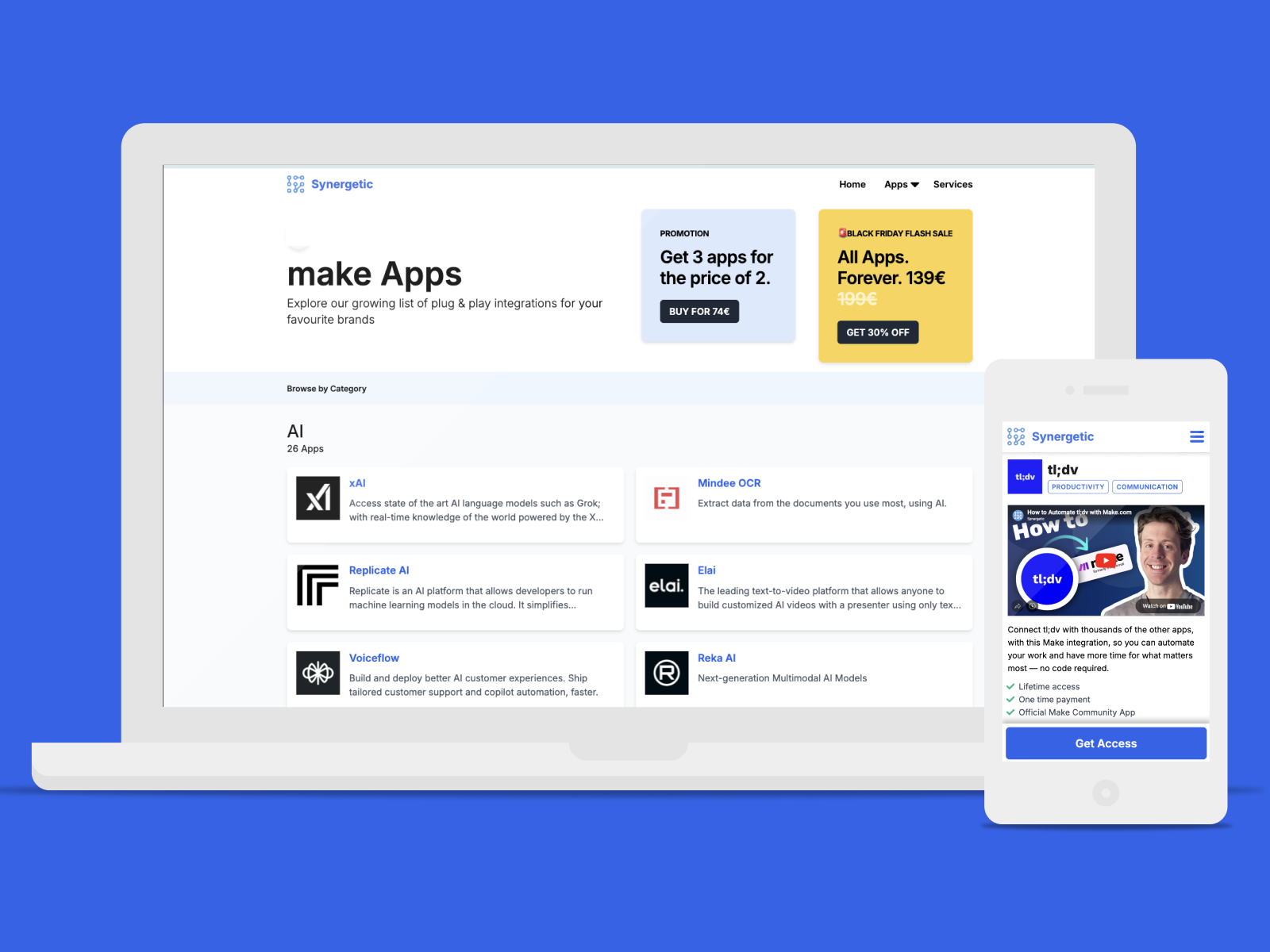 Preview for Shopping Experience for Growing B2B SaaS Business
